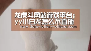 龙虎斗网站游戏平台:yy小白龙怎么不直播退出舞帝了?利哥视频回应小白龙停播原因(图2) 龙虎斗网站游戏平台