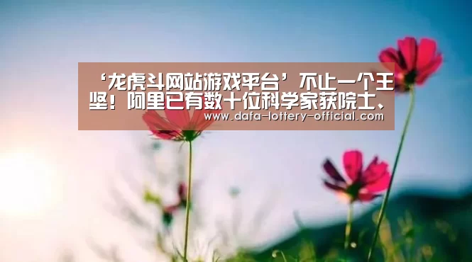 ‘龙虎斗网站游戏平台’不止一个王坚!阿里已有数十位科学家获院士、顶级协会Fellow、杰出科学家称号(图3) 龙虎斗网站